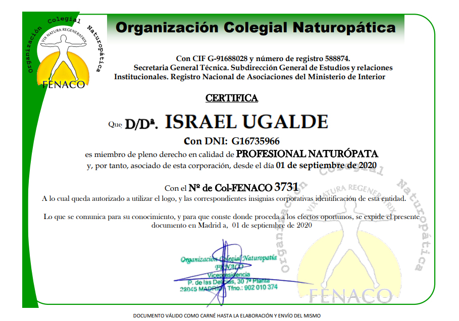 certificado-organizacion-colegial-naturopatica-dr-ugalde-plenitud-azteca